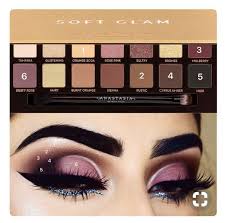 Anastasia Soft Glam Palette Looks Anastasia In 2020 Pink Eye Makeup Eye Makeup Tutorial Eye Makeup Steps