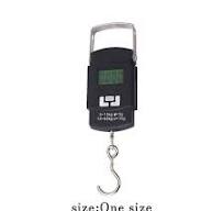 110lb Digital Handheld Scale, Heavy Duty Hanging Hook Scale for Fishing,  Luggage, Shipping Packages, Postal Mail, and Logistics with Backlit LCD ...
