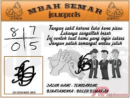 Syair Sgp Mbah Semar 29 Desember 2019 Keluaran Togel