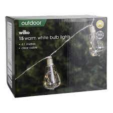 10 led bulbs producing 100 lumens. Wilko 15 Bulbs Solar String Lights Wilko