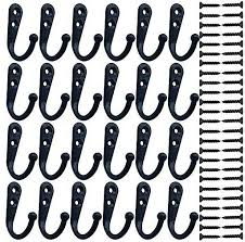Signaturehardware.com has been visited by 10k+ users in the past month 24 Pieces Coat Hooks Wall Mounted Robe Hook Single Coat Hanger No Scratch And 50 Pieces Screws Black Price From Jumia In Kenya Yaoota