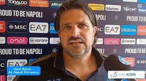 Dario Rocco, allenatore del Napoli Primavera, post Napoli-Renate.