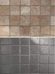 I opted for the solid colour textured finish, but they sent me the natural. How To Paint Bathroom Tile Floor Shower Backsplash House Mix