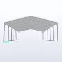 12x35x8 Carport from $40.00/Month - Keen's Buildings