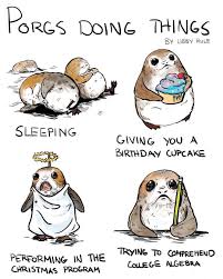 Star Wars Is My Shit Not To Mention This Cute Animal They Put In The Most Recent Movie Porg Porgstarwars Star Wars Humor Star Wars Memes Star Wars Fandom