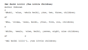 Umi Keiki Liilii Learning Keiki Umi