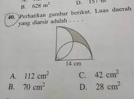 Luas daerah yang diarsir adalah. Perhatikan Gambar Berikut Luas Daerah Yang Diarsir Adalah Brainly Co Id