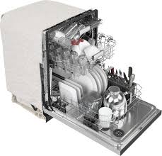 My new kitchenaid dishwasher was installed 3 weeks ago and replaced a 13 year old model. Kitchenaid Front Control Built In Dishwasher With Stainless Steel Tub Freeflex Third Rack 44dba Stainless Steel With Printshield Finish Kdfm404kps Best Buy