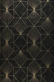 Great Gatsby Black And Gold Art Deco Wallpaper Wallpaper Maurus Wallpaper From The 70s Art Deco Wallpaper Art Deco Pattern Pattern Art