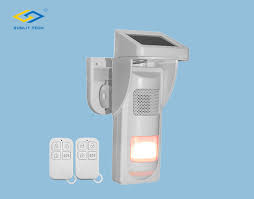 The motion light might set off a secondary, furry alarm that wakes up the family with barking. Outdoor Solar Burglar Alarm Motion Detector With Sound Light Alarm China Outdoor Alarm System Security Alarm Motion Detector Made In China Com