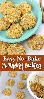 This No Bake Pumpkin Cookies Recipe Is A Delicious Seasonal Take On A Classic Favorite Uses Pumpkin Pumpkin Cookie Recipe Recipe Using Pumpkin Pumpkin Cookies
