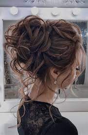 44 Messy Updo Hairstyles The Most Romantic Updo Hair Styles Messy Hair Updo Wedding Hair Inspiration
