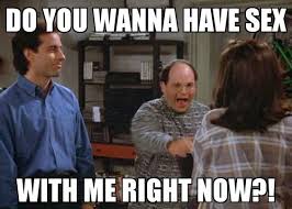 George Trying To Convince The Girl Reporter That They Are Straight Seinfeld King Of Queens Jerry Seinfeld