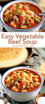 This recipe takes some time but it is totally worth it. Quick And Easy Vegetable Beef Soup Southern Bite