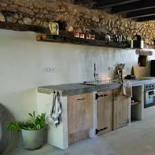 Cocinas integrales de concreto pequeñas. Cocinas Rusticas De Madera Piedra Ladrillo Y Disenos Espectaculares