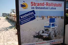 Strandrollstuhl Zum Ausleihen Strand Rollstuhl Ostsee