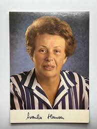 Autograph URSULA HANSEN-Politics GERMANY-CDU-Landtag Rheinland-Pfalz-signed  AK