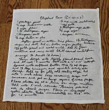 Handwritten Recipes Printed On Tea Towels Sometimes Homemade Tea Towels Diy Recipe Tea Towel Printed Tea Towel
