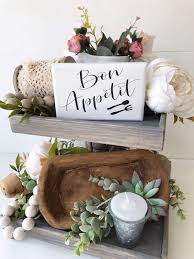 They are affordable for every budget and worth every penny! Gmk Bon Appetit Mini Wood Sign Kitchen Tiered Tray Sign Farmhouse Kitchen Rae Dunn Inspired Tray Decor Small Wooden Tiered Tray Sign Buy Online In Cambodia At Cambodia Desertcart Com Productid 164607044
