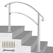 Check out our 2 step railing selection for the very best in unique or custom, handmade pieces from our home improvement shops. Happybuy Handrail Arch 2 Fits 2 Or 3 Steps Matte White Stair Rail Wrought Iron Handrail With Installation Kit Hand Rails For Outdoor Steps Handrails