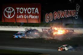 The wreck late in saturday night's race was trigged by an incident involving joey logano and danica patrick. Aric Almirola Says Kansas Crash Felt Like Someone Stuck A Knife In His Back Sbnation Com