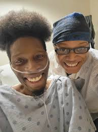 Can someone edit a photo to remove hospital equipment?