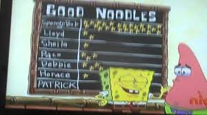 spongebob good noodle