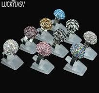 Wholesale 20pcs/lot Black White Clear Plastic Ring Clip Ring Display Stand  Acrylic Ring Holder Jewelry Display For Free Shipment - AliExpress