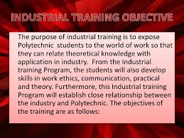 The main goal of industrial practice is to increase the level of a specialist. Industrial Training Presentation