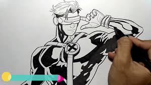 X men cyclops coloring pages. How To Draw Cyclops Youtube