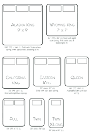 measurements of a california king size bed avalonit