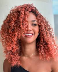 Call her C O R A L 🪸🤌🏾😍 cut & color by me #curlfactor #curlyhair #curls  #curlspecialist #coralhair #losangeleshair