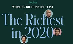 Forbes billionaire list of 2020 only four people in the field of  cryptocurrencies - AZCoin News