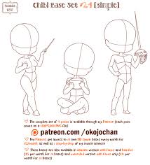 Chibi Pose Reference Simple Chibi Base Set 24 By Nukababe On Deviantart Chibi Body Chibi Chibi Drawings