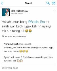 Tak tun tuang adalah judul lagu dari. Era Malaysia Yeaa Selepas Dicabar Radin Era Utk Nyanyi Lagu Tak Tung Tuang Akhirnya Sitinordiana Sahut Cabaran Kita Tunggu Esok Lagu Tak Tung Tuang Versi Sitinordiana Pula Ok Taktuntuang Facebook