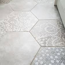 Check spelling or type a new query. Beautiful Patterned Hexagon Tile On A Bathroom Floor We Love This Unique Design Tile Tilefloor Unique Tile Floor Hexagon Tiles Hexagon Tile Bathroom Floor