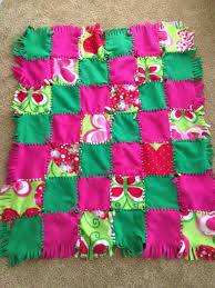 How to choose a fleece blanket? Tie Blankets Girl Fleece Tie Quilt Blanket By Ahill0472 On Diy Tie Blankets Diy Tie Blankets Fleece Blanket Diy Tie Blankets