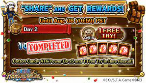 Congratulations On Reaching One Piece Treasure Cruise Facebook
