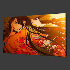 Shop our selection of anime canvas prints. Japanese Geisha Manga Anime Canvas Print Wall Art Picture Ready To Hang 22 99 Picclick Uk