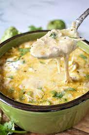 Green Enchiladas Chicken Soup Keto Slow Cooker Mexican Soup Seeking Good Eats Recipe Best Soup Recipes Mexican Soup Recipes Soup Recipes