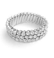 Vintage Rhinestone Bracelet Faux Diamond Expandable Stretch Etsy Vintage Rhinestone Bracelet Faux Diamonds Rhinestone Bracelet