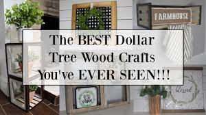 Dollar Tree Wood Crafts Dollar Tree Diy Farmhouse Decor Youtube Wood Crafts Diy Diy Dollar Tree Decor Diy Dollar Store Crafts