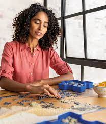When you do a puzzle both sides must communicate and work together. Why Doing Puzzles Makes You Happy