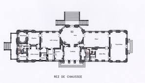 Awesome Ground Floor Plan In French And Review Floor Plans Architectural Floor Plans Ground Floor Plan