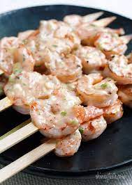 Bangin Grilled Shrimp Skewers Recipe Recipes Food Yummy Food