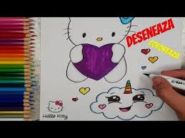 Design & décor one of the easiest ways to make an impact at home is with color. Desene Dragute De Colorat Hello Kitty Si Norisor Pufos Youtube