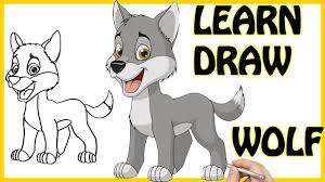 How To Draw Cute Baby Wolf Easy Step By Step For Kids Learn How To Draw Animals Coloring Pages Youtube Easy drawing guides > animal , baby , cute , dog , easy , mammal > how to draw a baby wolf. how to draw cute baby wolf easy step by step for kids learn how to draw animals coloring pages