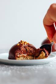 Chocolate Mousse Praline Domes Vegan Gf Full Of Plants Recipe Vegan Chocolate Mousse Vegan Desserts Praline Chocolate