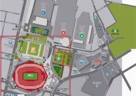 Georgia Dome Parking Map Football Seating Charts Mercedes