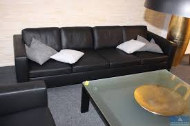 229 x 86 x 109 cm, fuß: Leder Sofa Walter Knoll Schwarz Foster 503 4 Sitzer Proventura Online Auktion